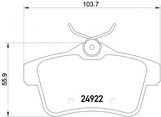 2492201 TEXTAR Колодки тормозные дисковые TEXTAR