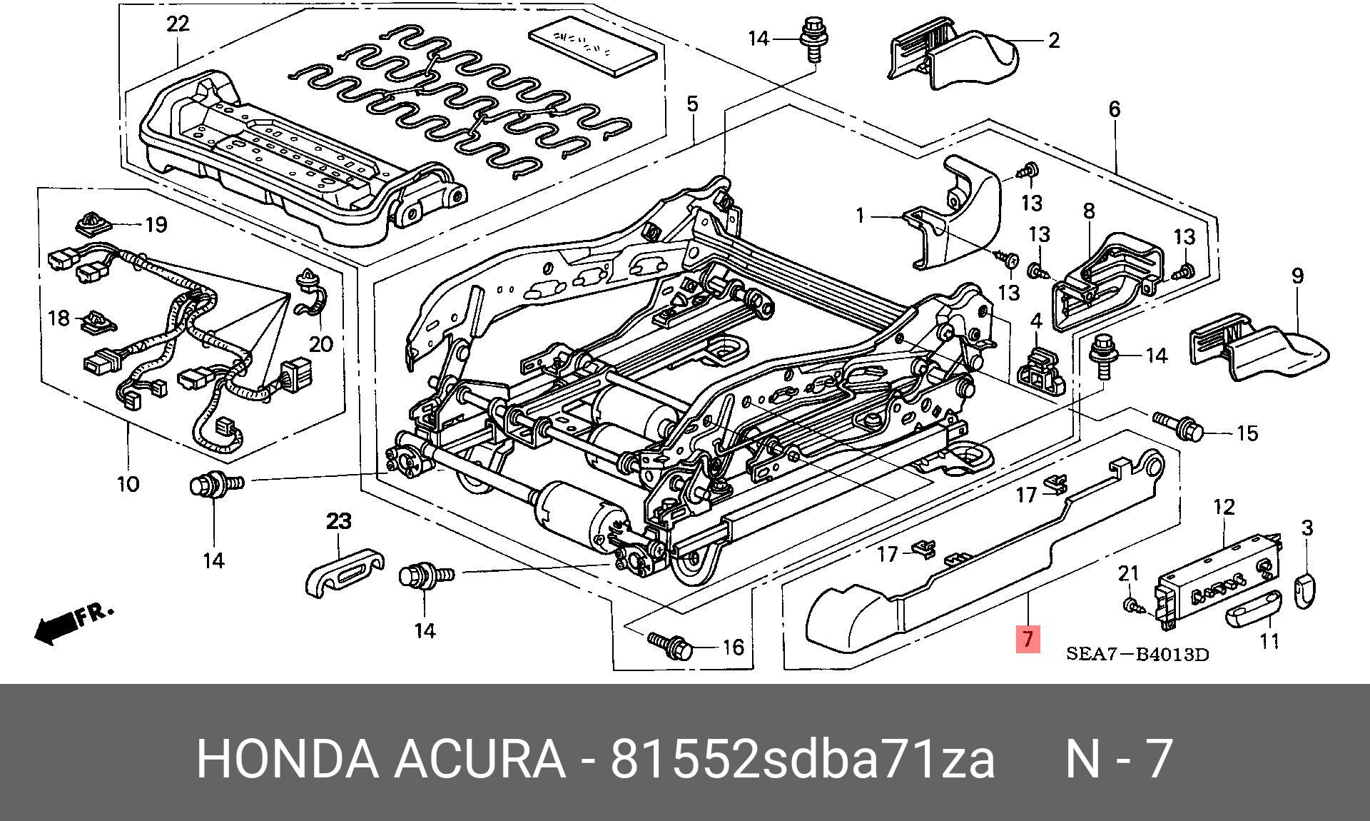 81552SDBA71ZA HONDA 