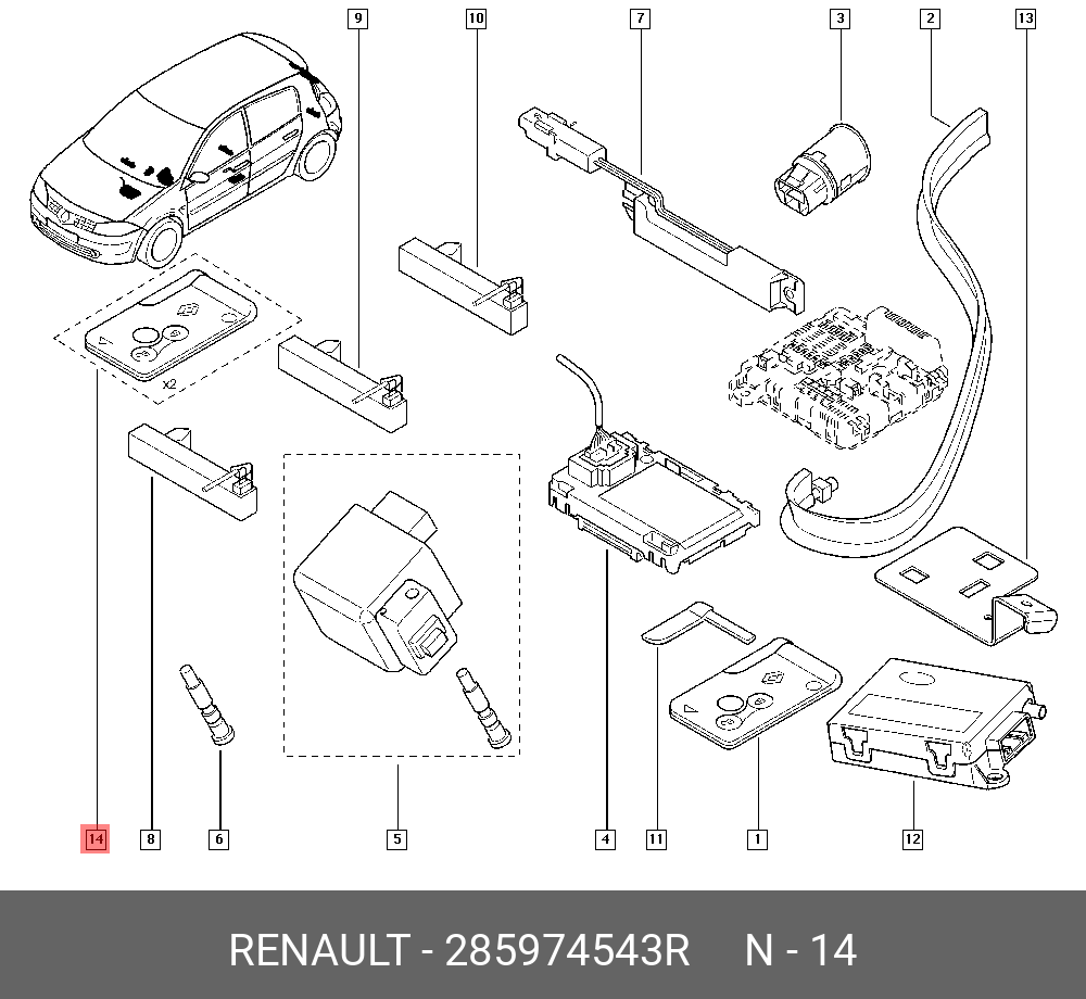 285974543R RENAULT Ошибка:509 купить в интернет-магазине AvtoTO