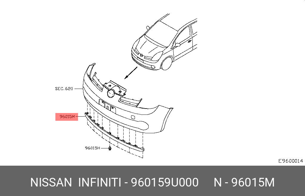 960159U000 NISSAN РАСШИРИТЕЛЬ АРКИ 960159U000 NISSAN РАСШИРИТЕЛЬ АРКИ