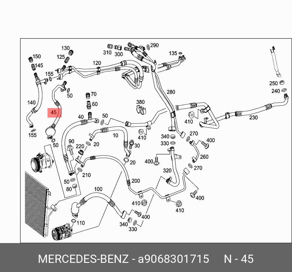 9068301715 MERCEDES-BENZ ТРУБОПРОВОД КОНДИЦИОНЕРА 9068301715 MERCEDES-BENZ ТРУБОПРОВОД КОНДИЦИОНЕРА