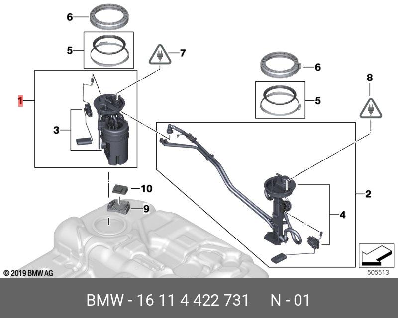 16114422731 BMW Топливный фильтр