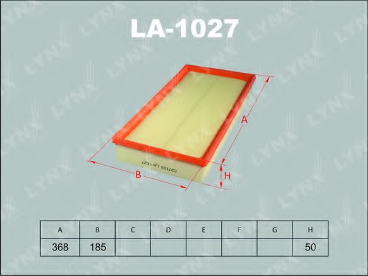 LA1027 LYNX Воздушный фильтр
