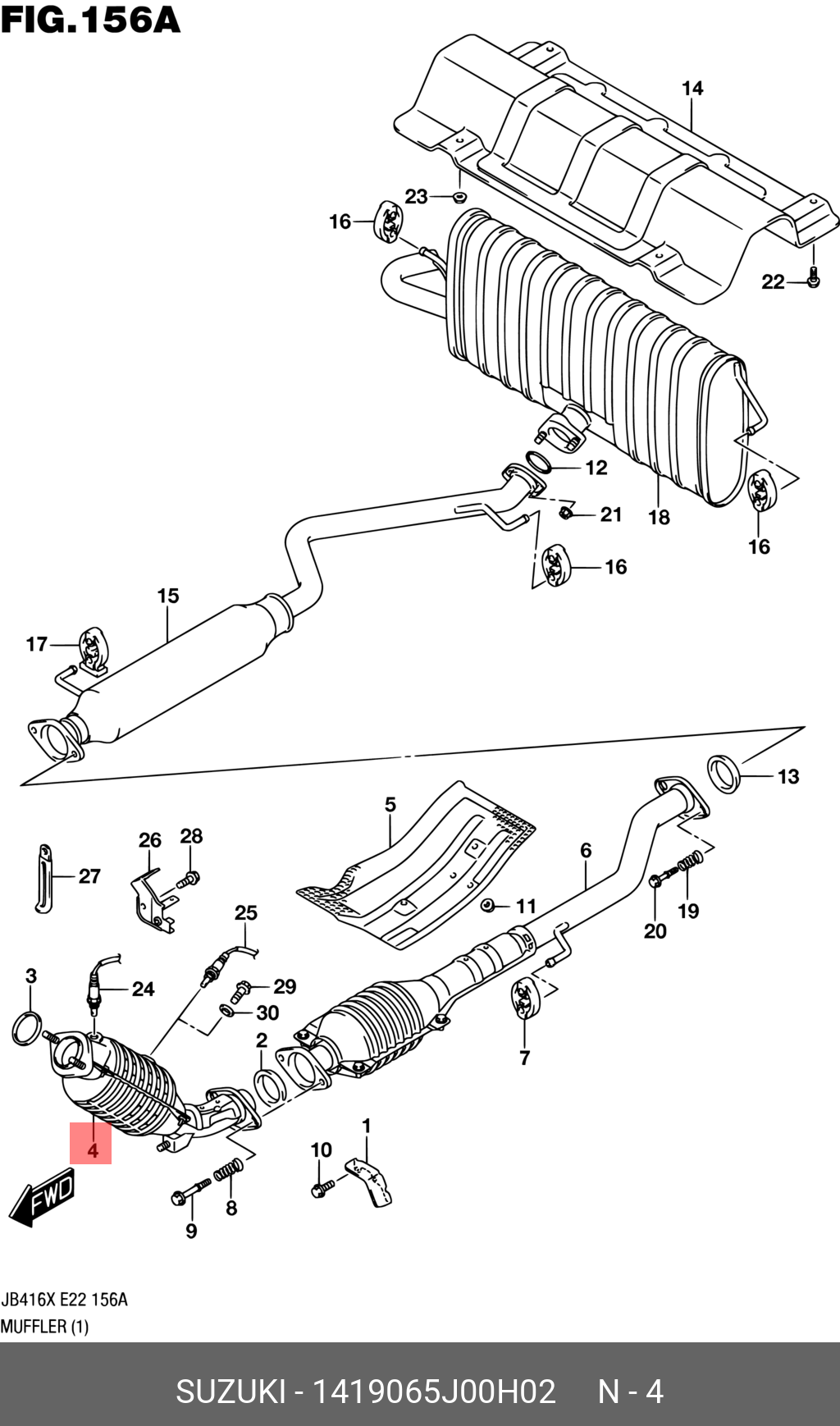 1419065J00H02 SUZUKI 