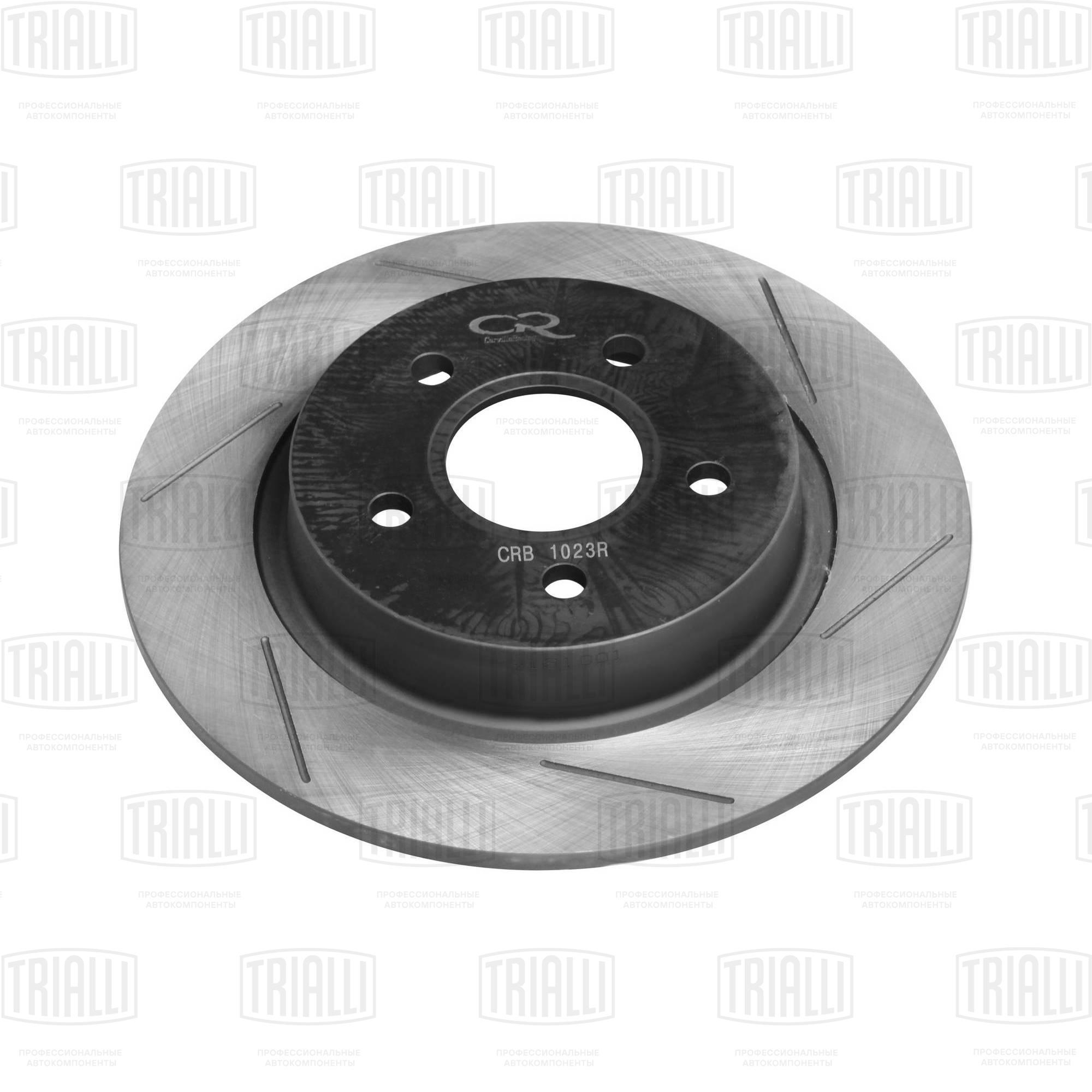 CRB1023 TRIALLI Диск торм. HighCarbon с тех.выт. зад. для а/м Ford Focus II ST (05-) d=280 5*108 (CRB 1023)
