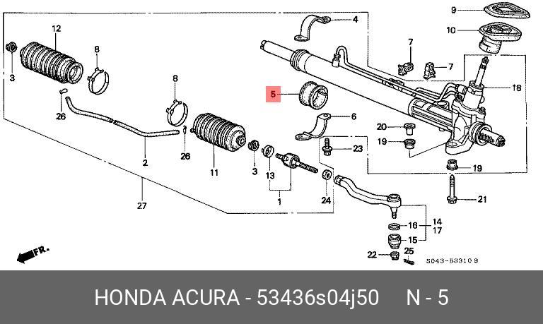 53436S04J50 HONDA 
