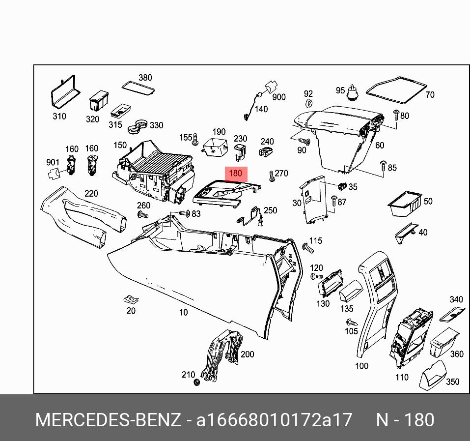 A16668010172A17 MERCEDES-BENZ 