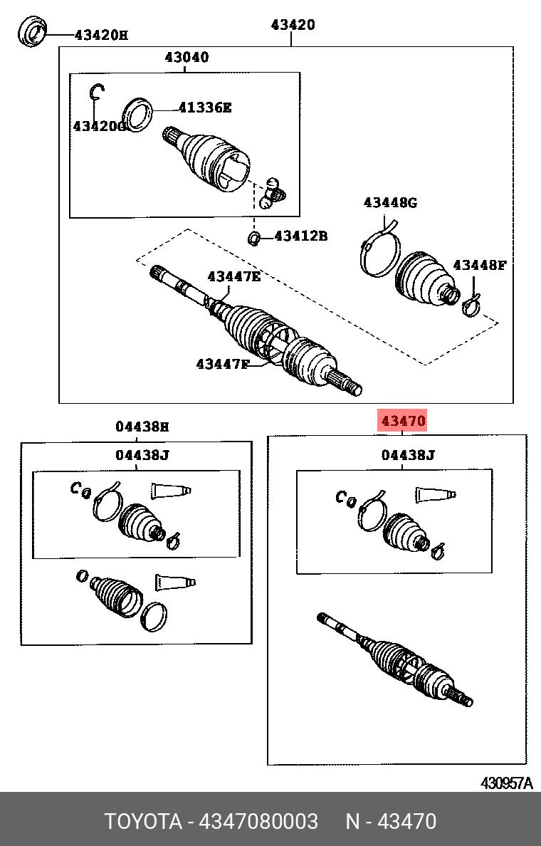4347080003 TOYOTA -