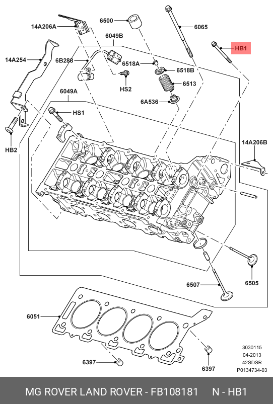 FB108181 LAND ROVER BOLZEN