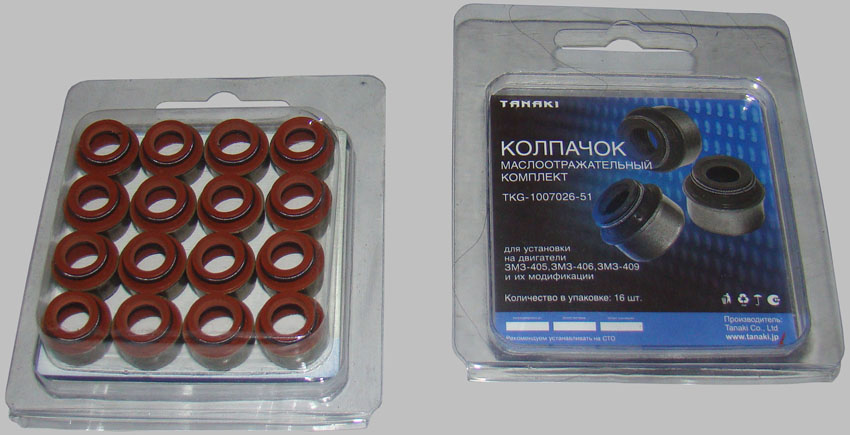 Колпачок ЗМЗ-406 маслоотражательный ТАНАКИ 406-1007026-04 КЕНО TANAKI TKG100702651