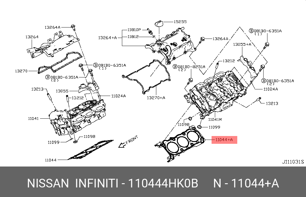 110444HK0B NISSAN 