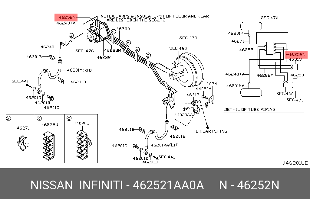 462521AA0A NISSAN 