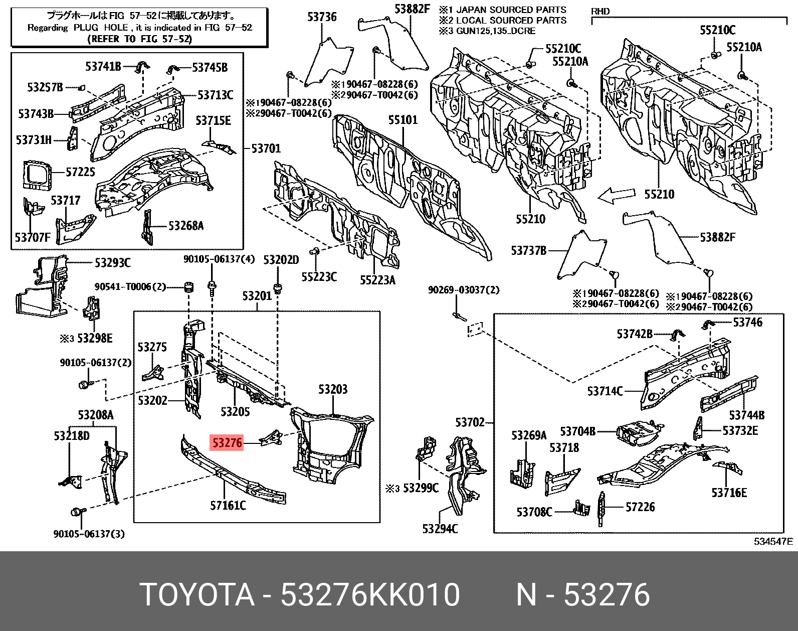 53276KK010 TOYOTA -