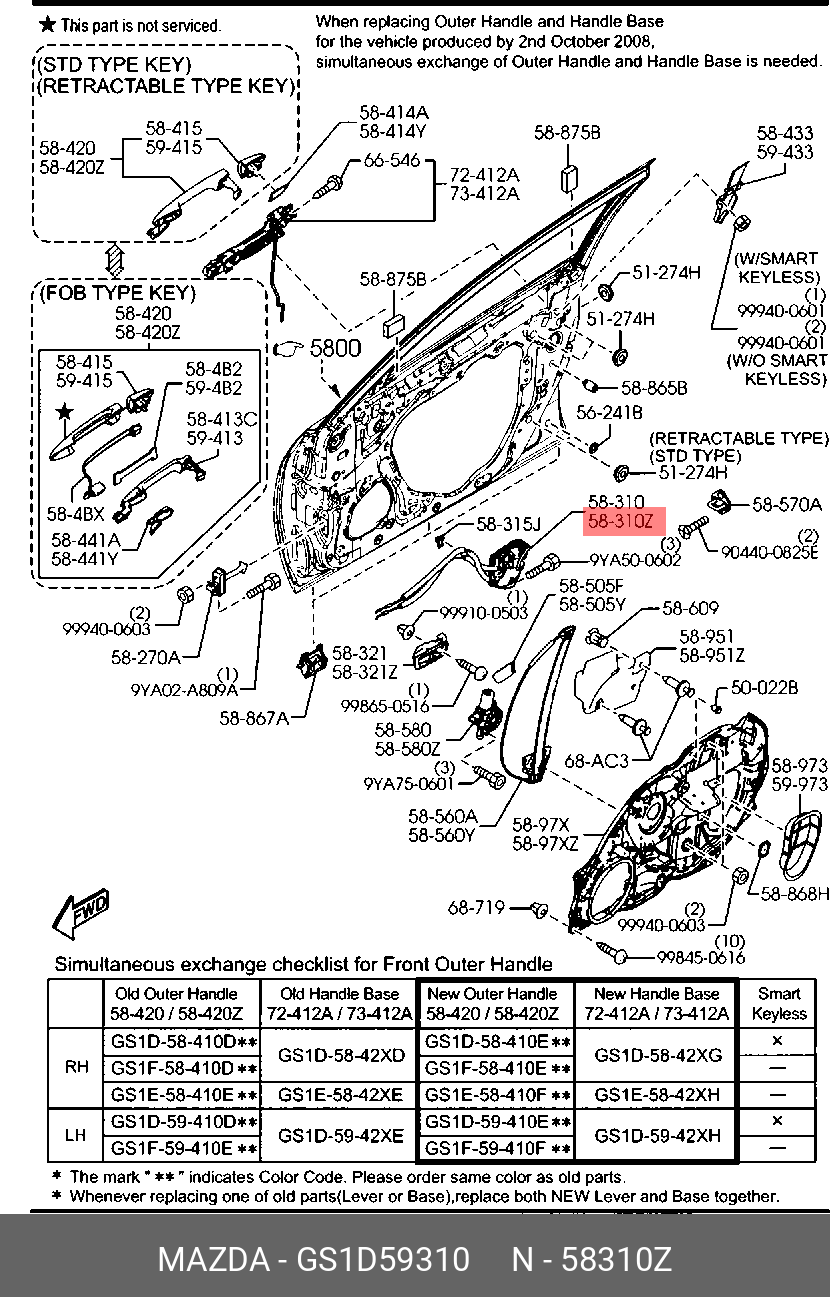 GS1D59310 MAZDA -