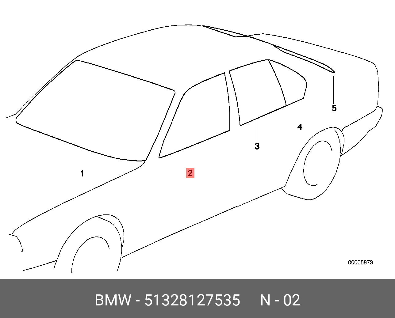 51328127535 BMW 