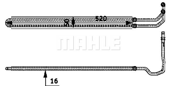 CLC53000P MAHLE/KNECHT Масляный радиатор