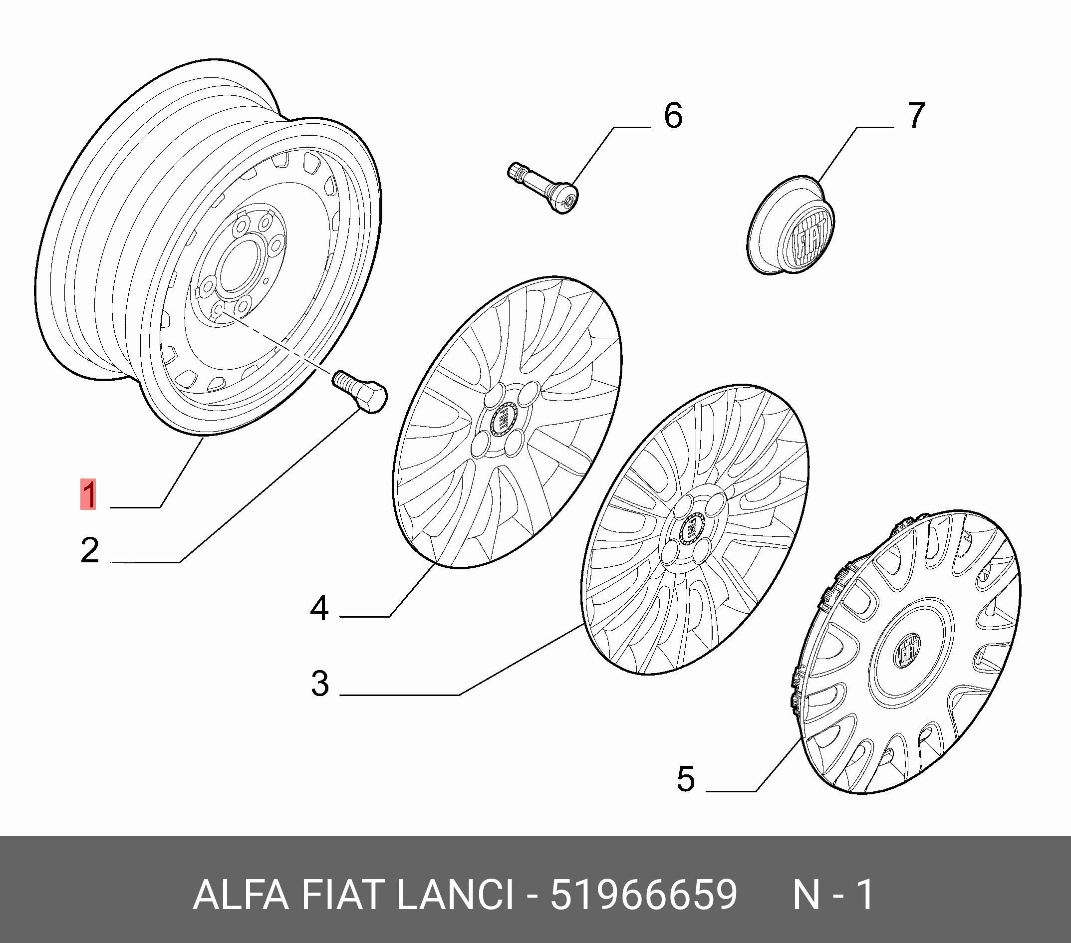 51966659 FIAT/ALFA/LANCIA -