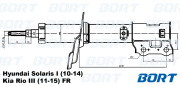 G22048039R BORT Стойка амортизационная газомасляная передняя правая для Hyundai Solaris I (10-14); Kia Rio III (11-15) FR