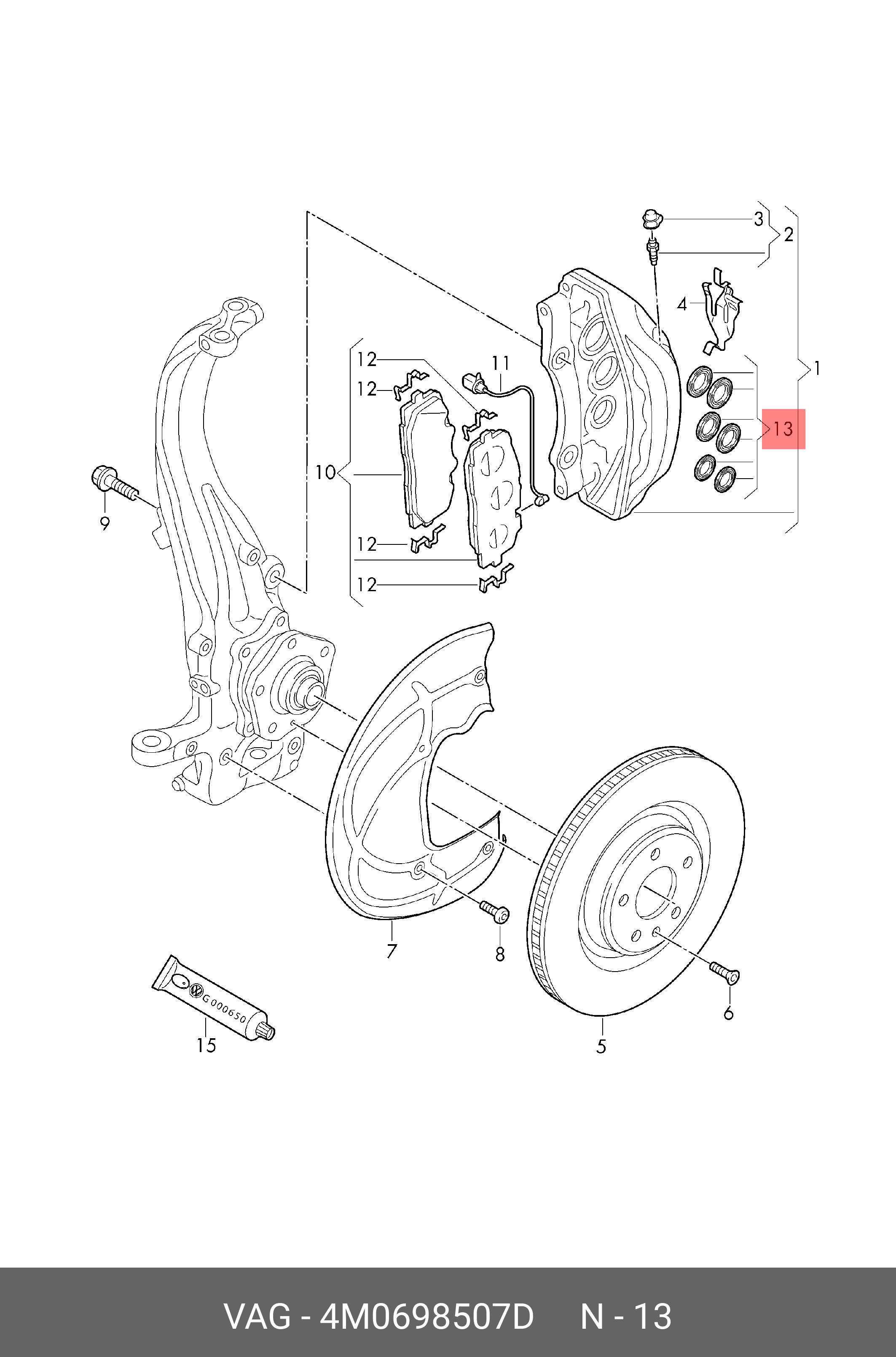 4M0698507D VAG 