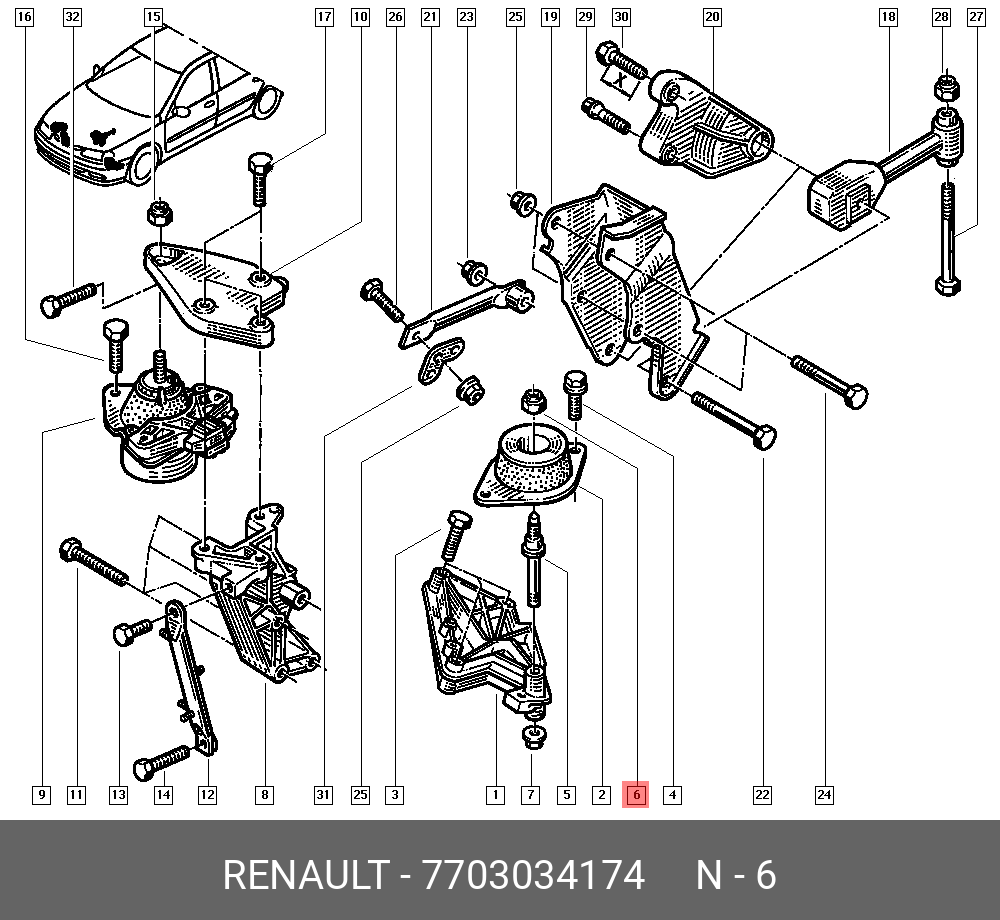 7703034174 RENAULT 