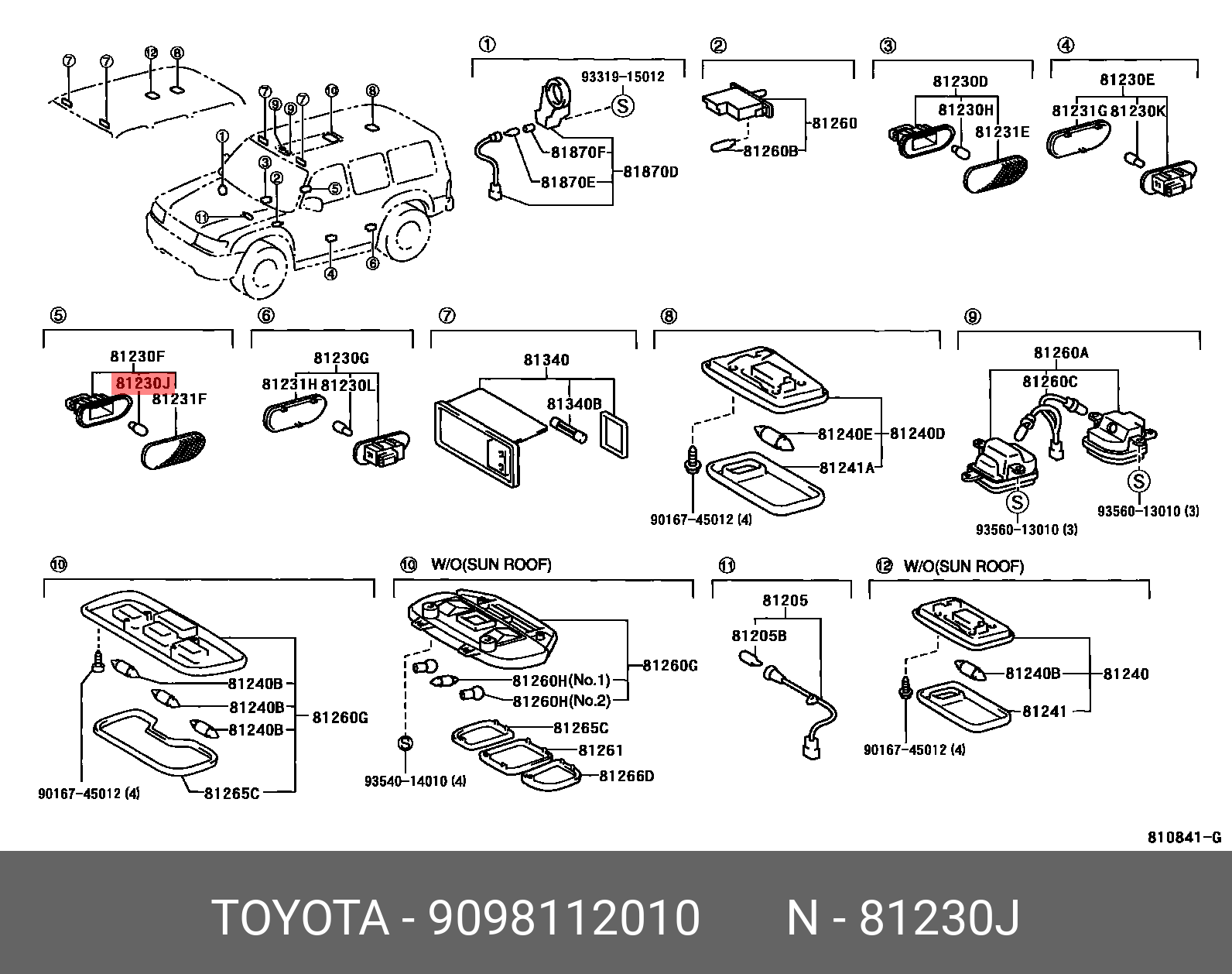 9098112010 TOYOTA ЛАМПОЧКА