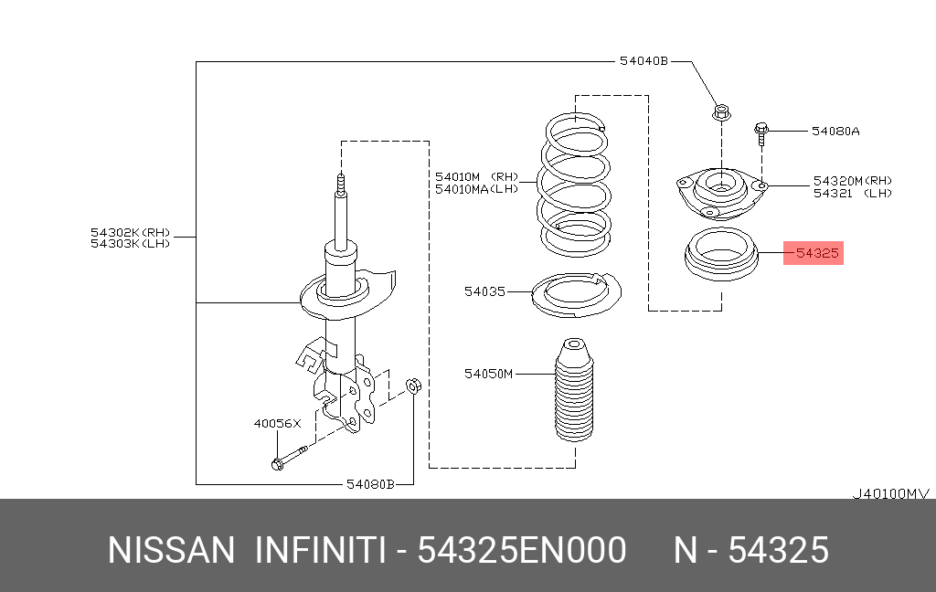 54325EN000 NISSAN 