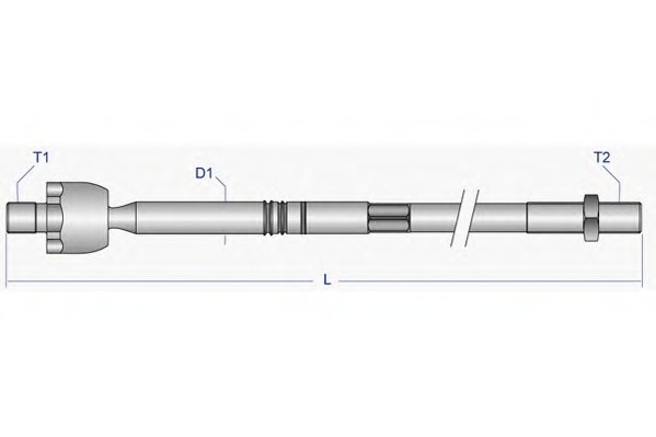 SEAX0091 MOOG Тяга рулевая L=R (без наконечника)