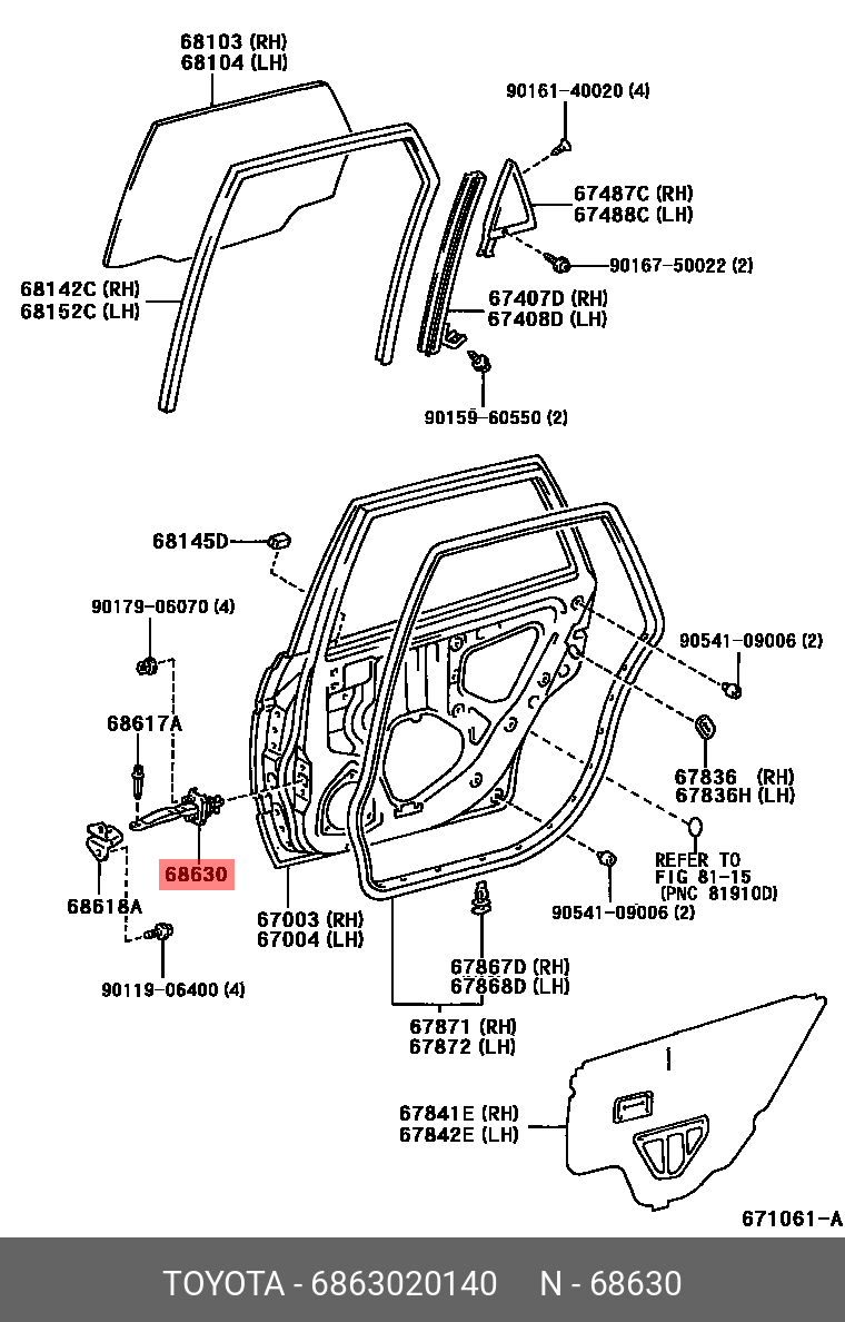 6863020140 TOYOTA -
