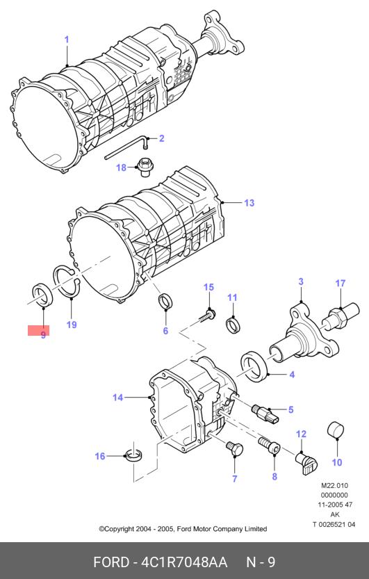 4C1R7048AA FORD 