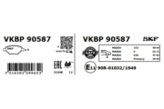 VKBP90587 SKF Колодки тормозные дисковые (к-кт)