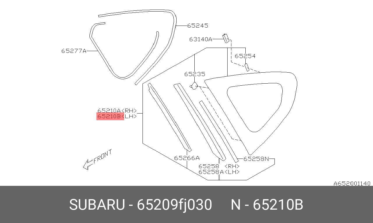 65209FJ030 SUBARU -