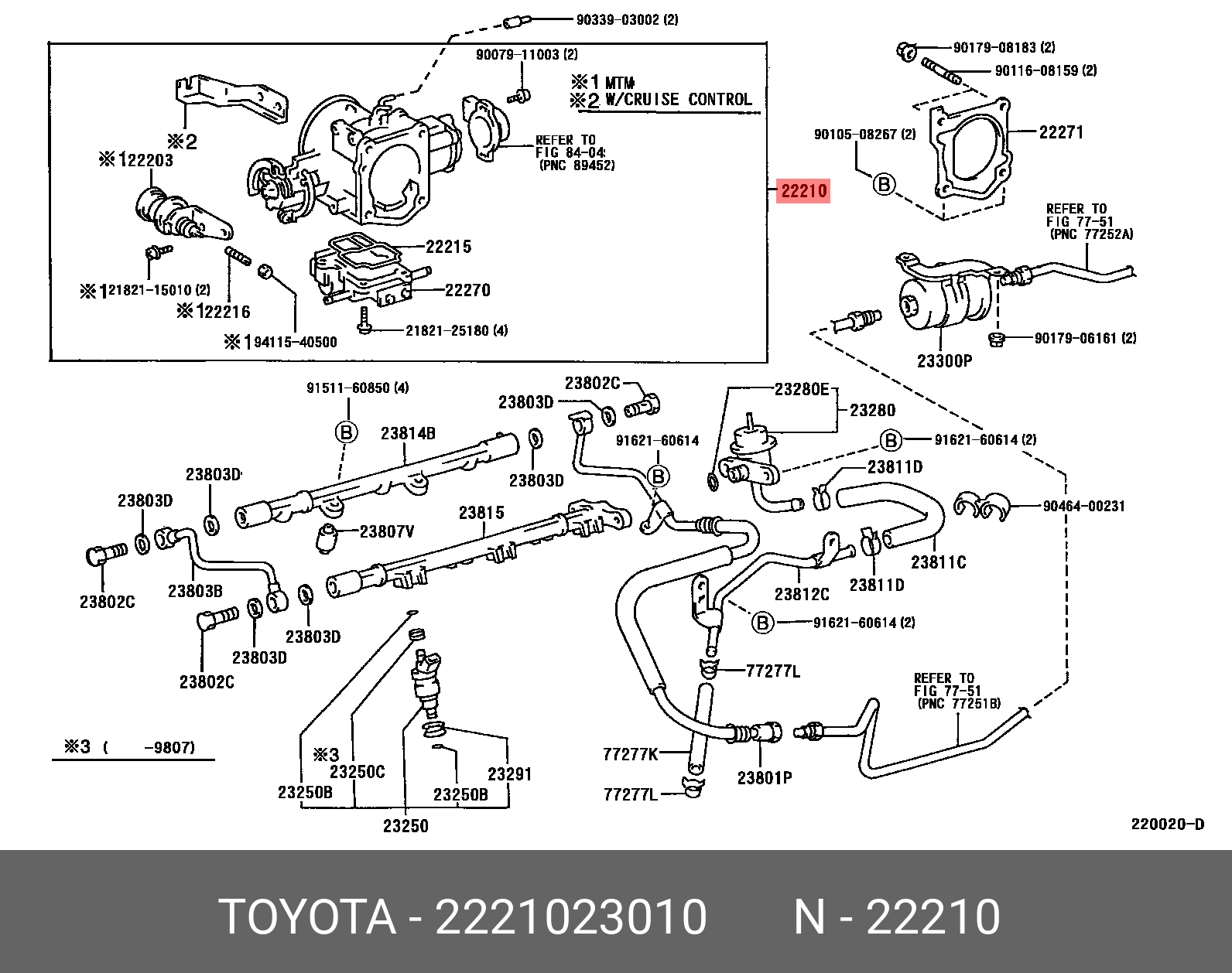 2221023010 TOYOTA 