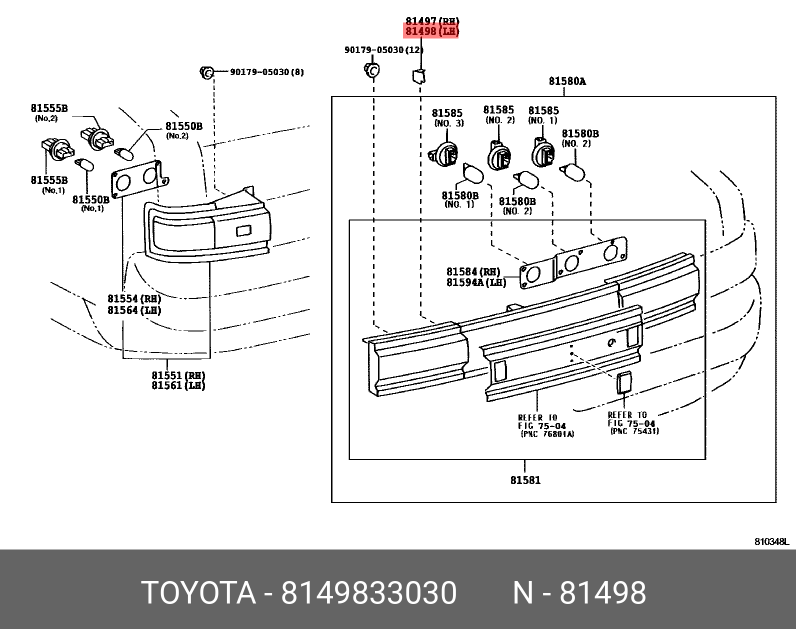 8149833030 TOYOTA 