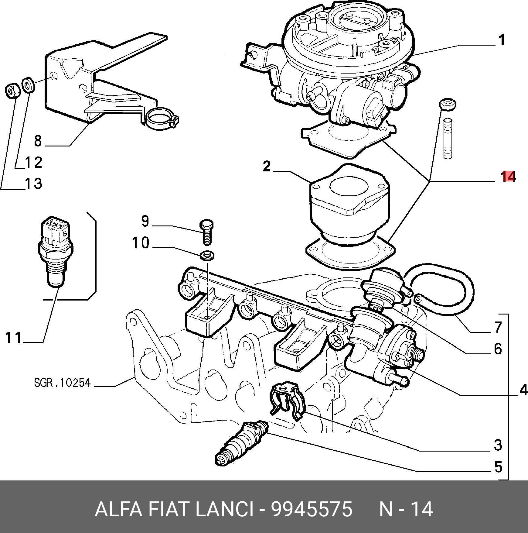 9945575 FIAT/ALFA/LANCIA ПРИБОР ОСМОТРА купить в интернет-магазине AvtoTO