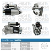 5035201 MEAT & DORIA Стартер 12V 1,6KW