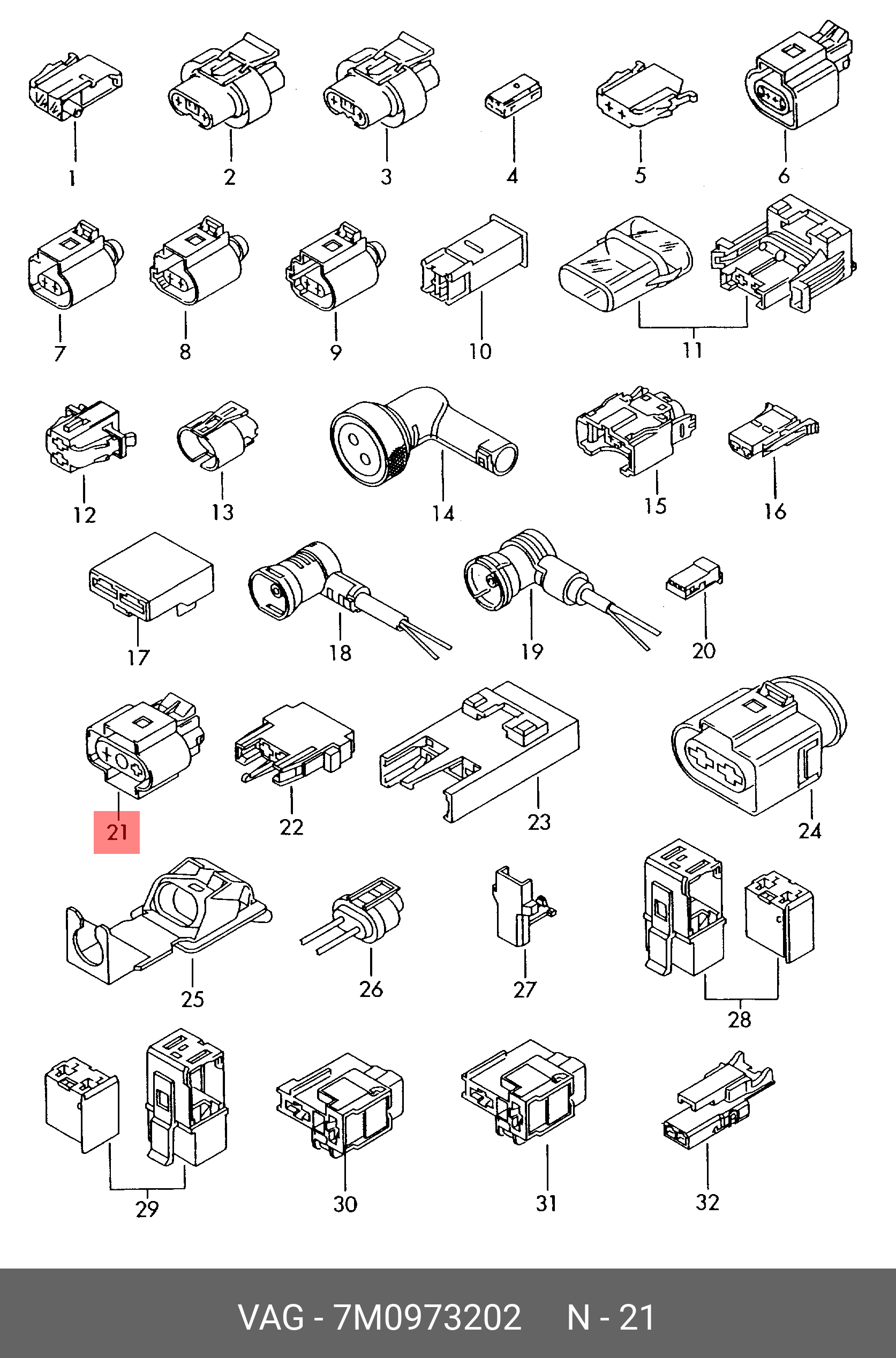 7M0973202 BENTLEY FLAT CONTACT HOUSING WITH
