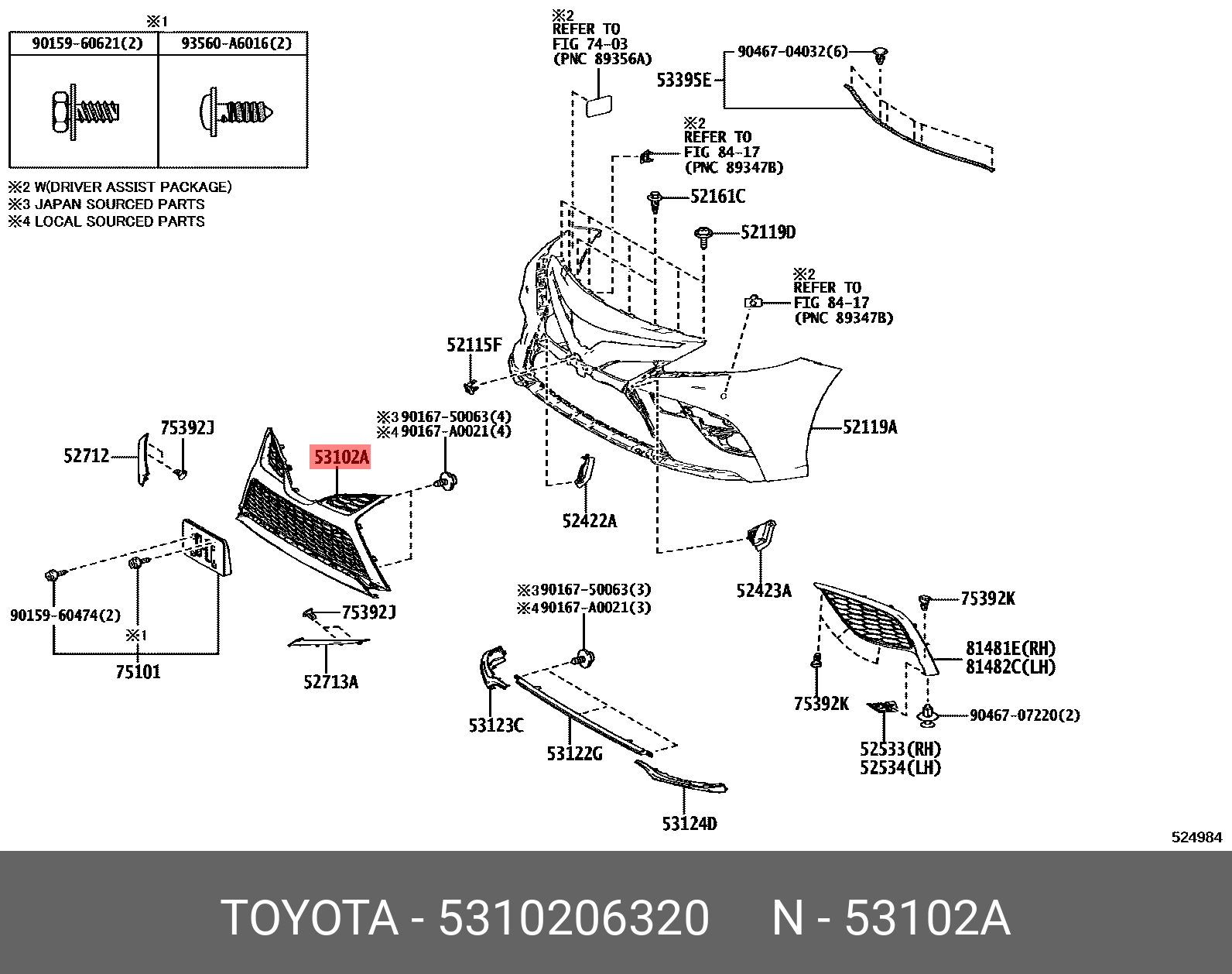 5310206320 TOYOTA -