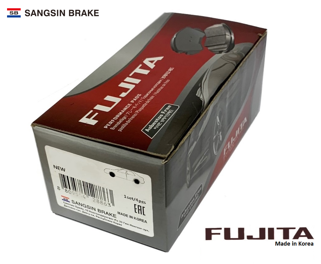 RP1255 SANGSIN BRAKE Колодки тормозные передние RP1255 Fujita