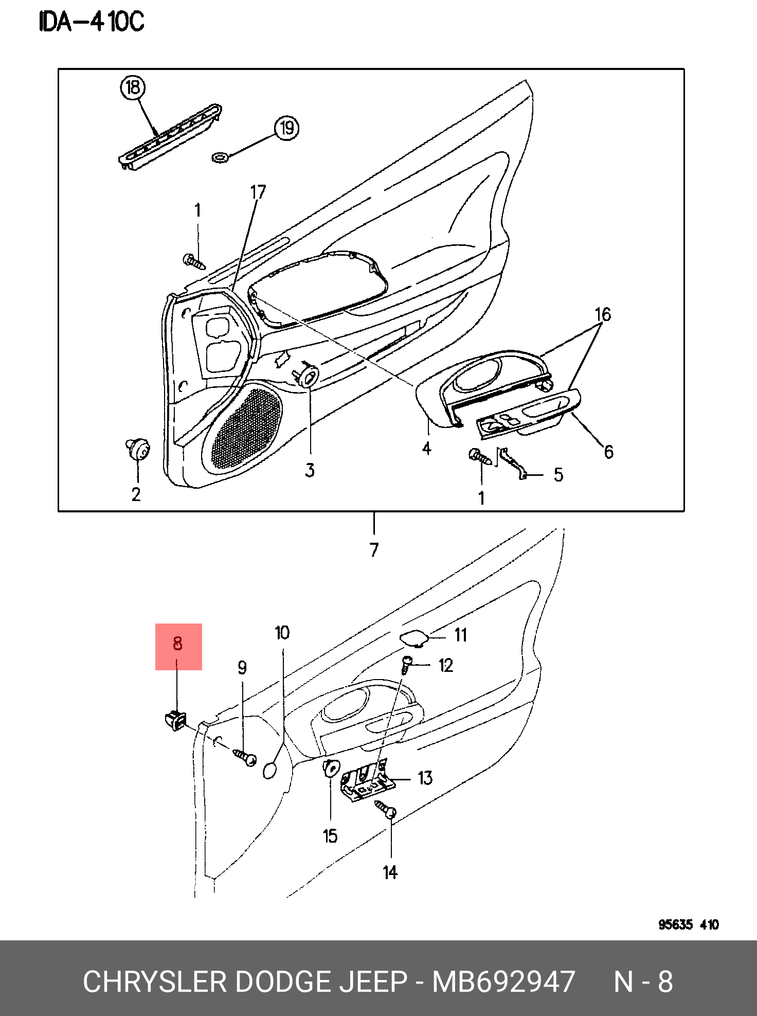 MB692947 CHRYSLER -