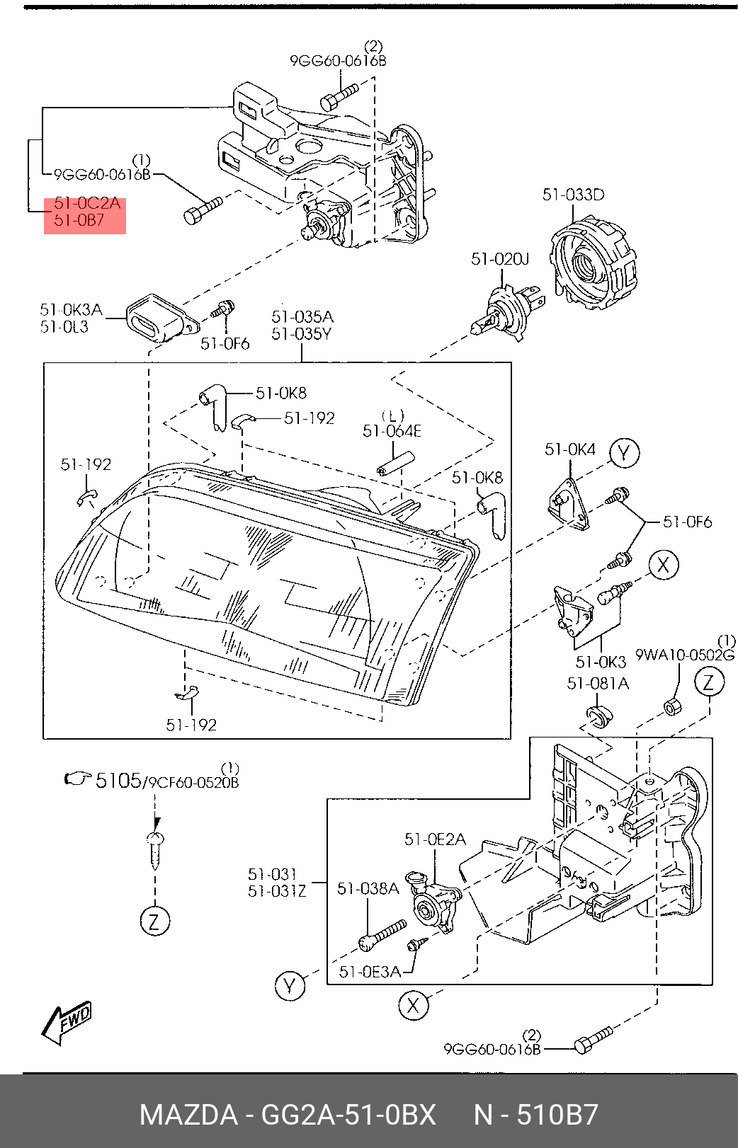 GG2A510BX MAZDA -