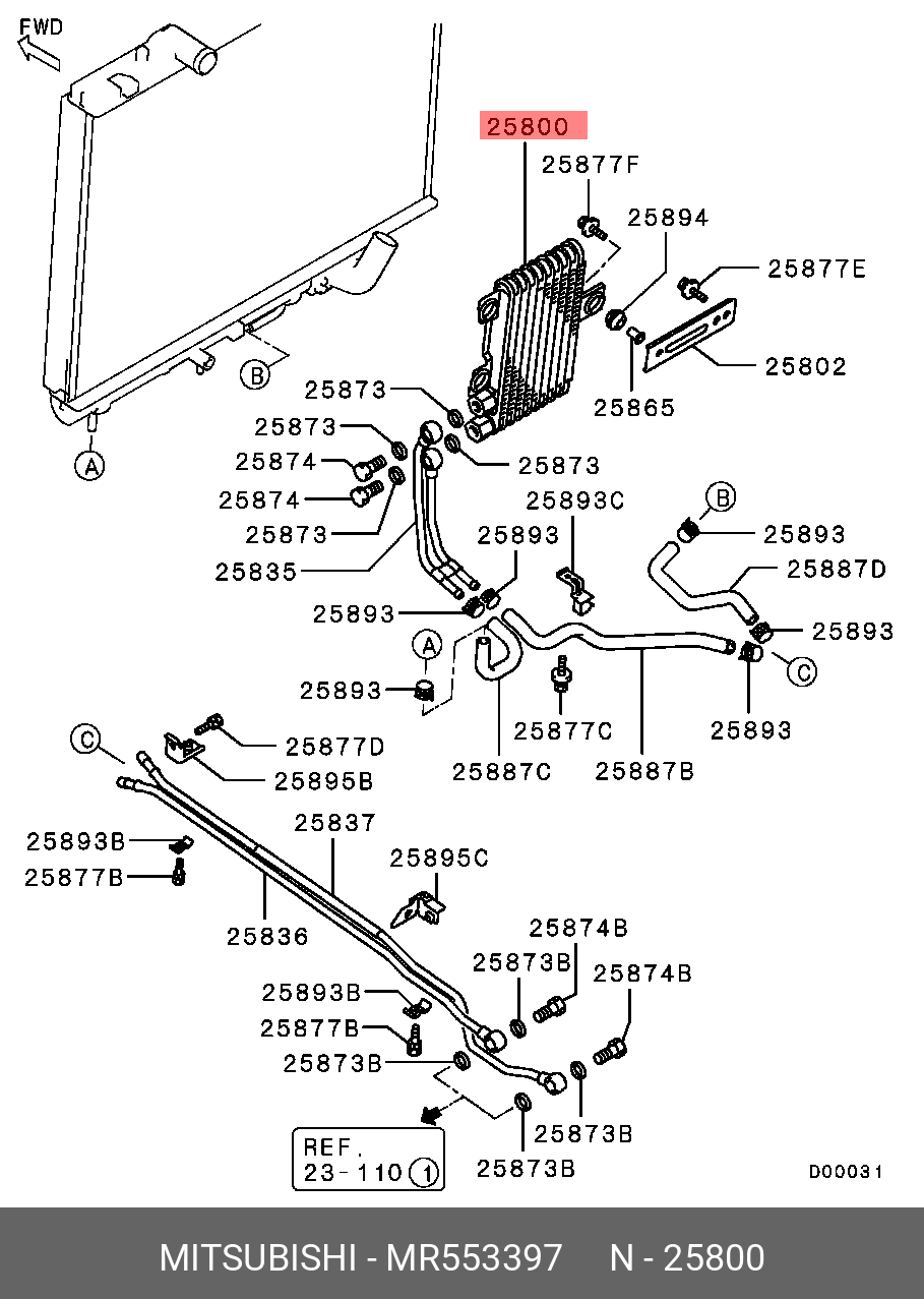 MR553397 MITSUBISHI -