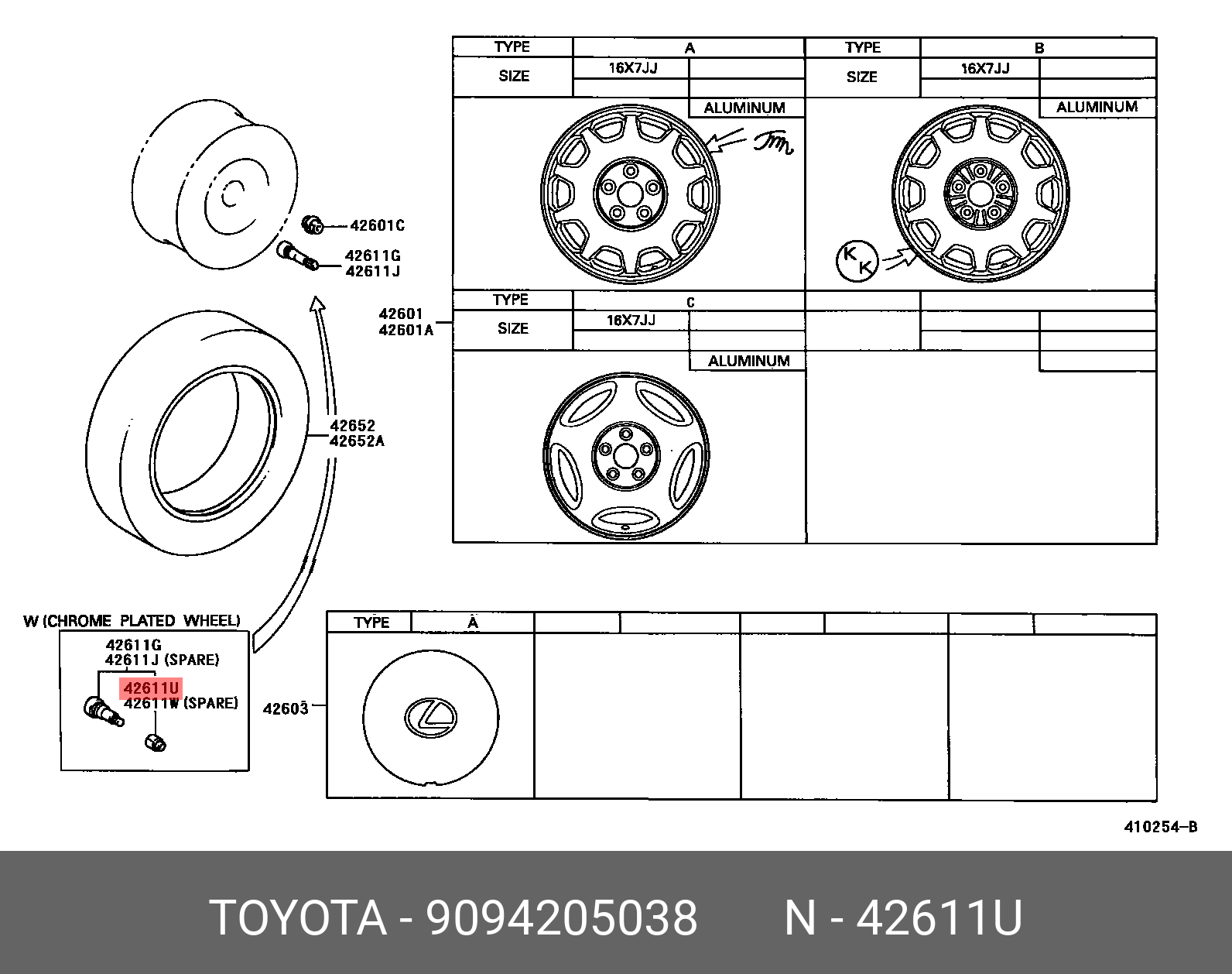 9094205038 TOYOTA 
