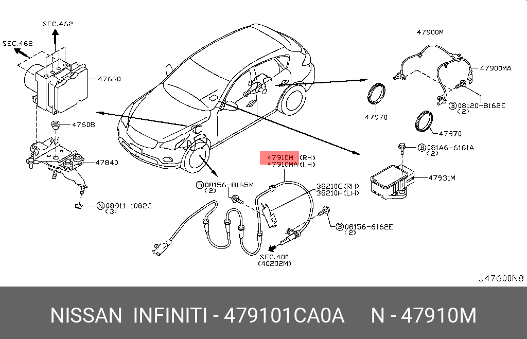 479101CA0A NISSAN 