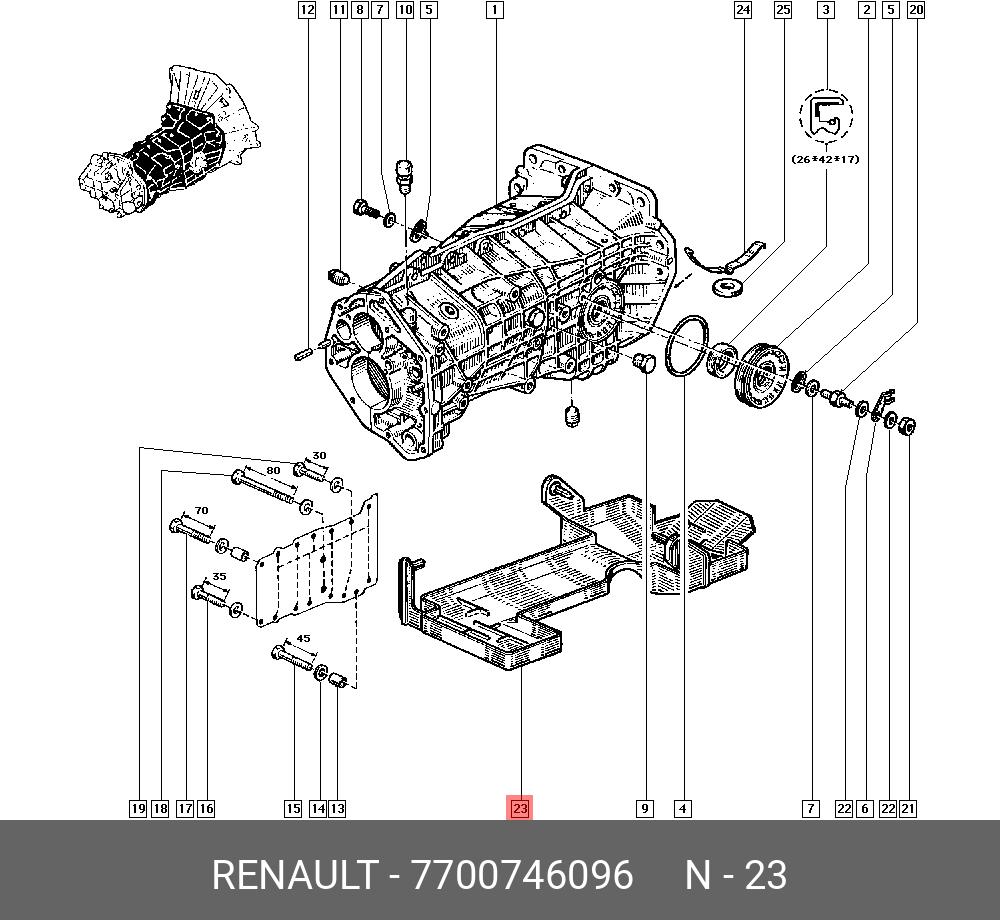 7700746096 RENAULT 