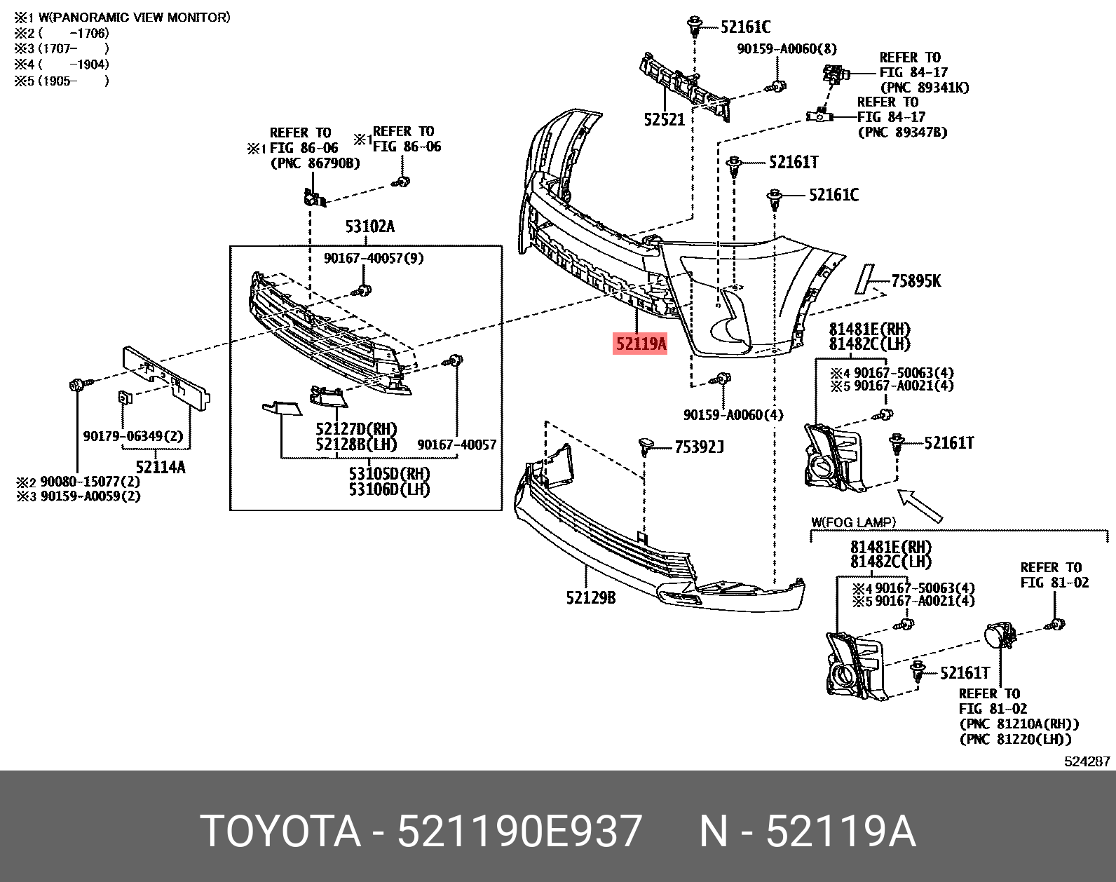 521190E937 TOYOTA 