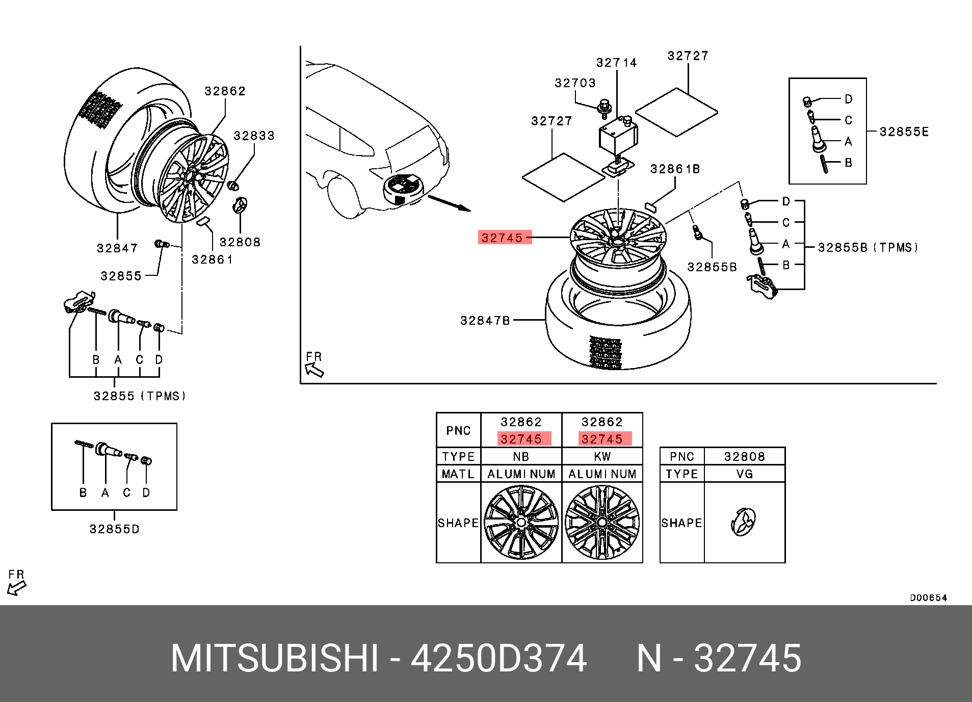 4250D374 MITSUBISHI -