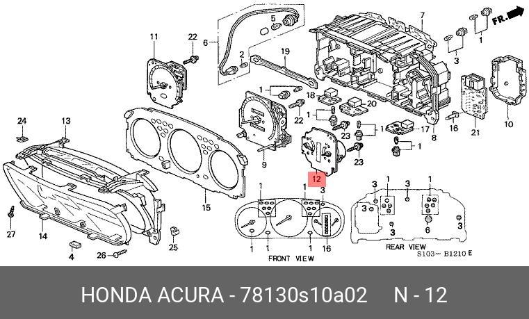 78130S10A02 HONDA 