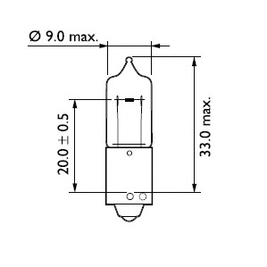 12146CP PHILIPS ЛАМПА HY21W 12146 12V 21W BAW9S CP