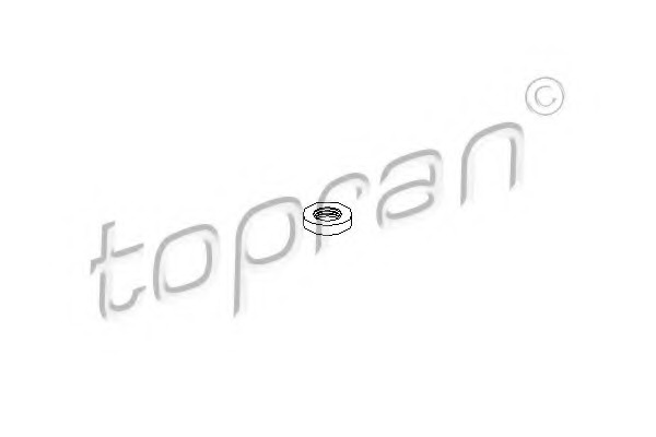 107362 TOPRAN Опорное кольцо, опора стойки амортизатора