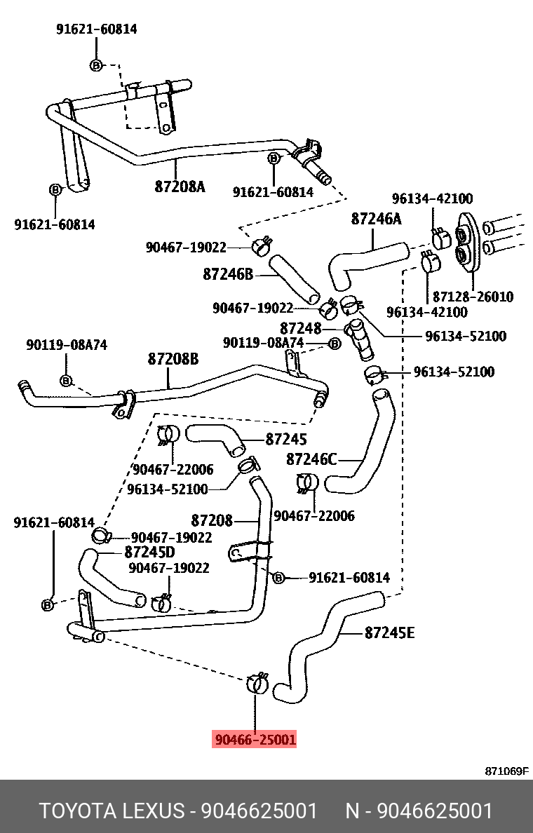 9046625001 TOYOTA Деталь